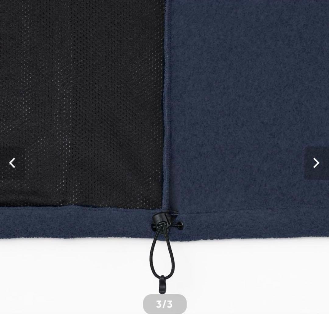 ほぼ定価　エンノイ　ennoy フリースベスト　ネイビー　XLサイズ　最安値