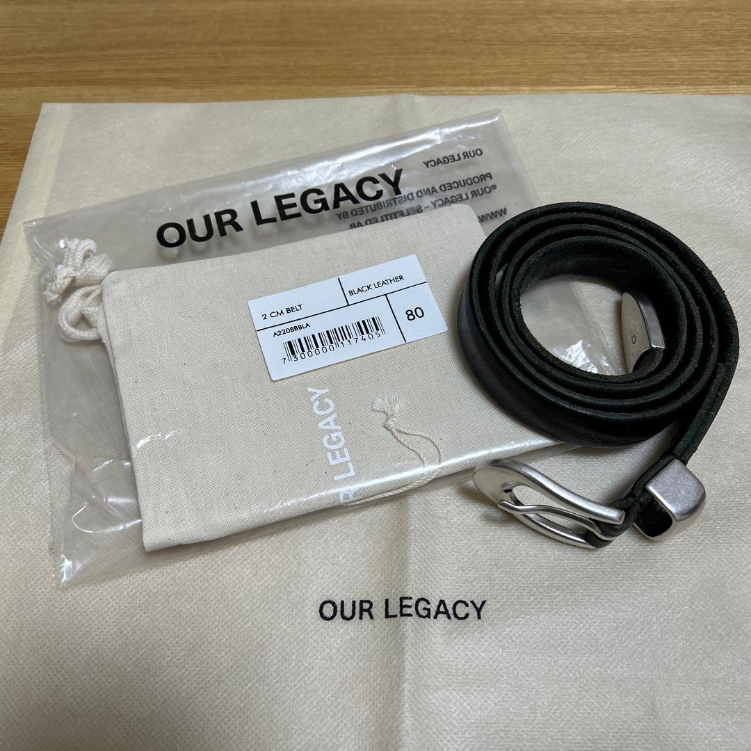 小物 OUR LEGACY 2 CM BELT 80