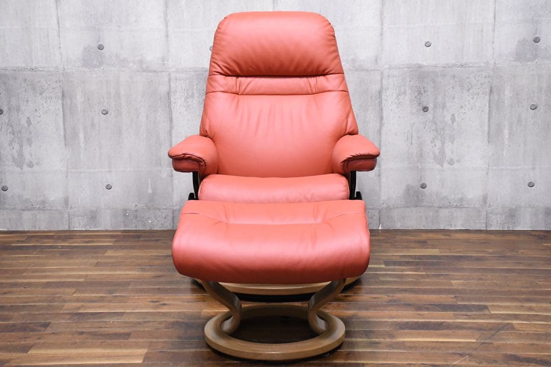 EJC10 美品 エコーネス ストレスレスチェア サンライズ M オットマン