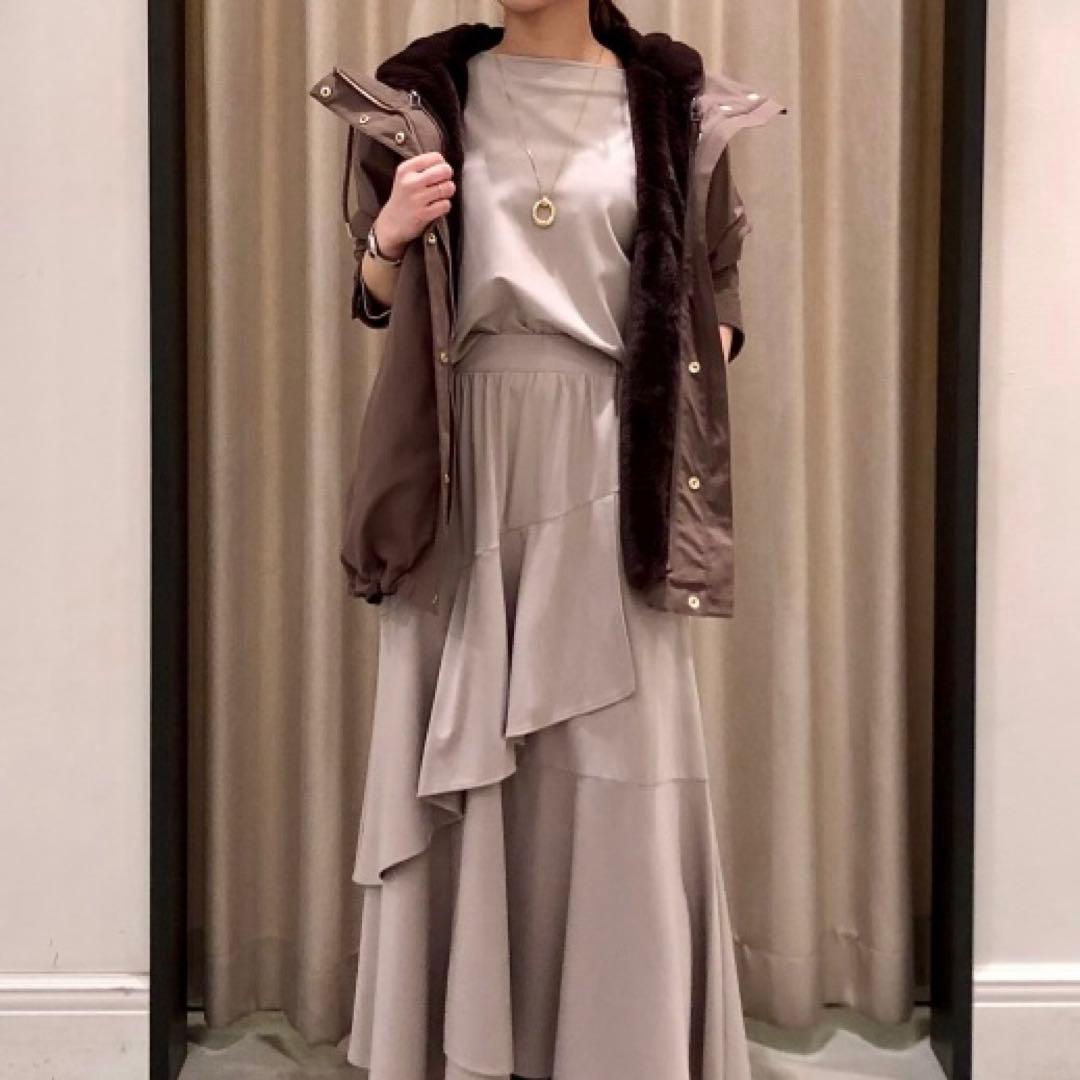 極美品❣️PLST ボア ベスト マウンテンパーカー 3WAY ゆったり コートL