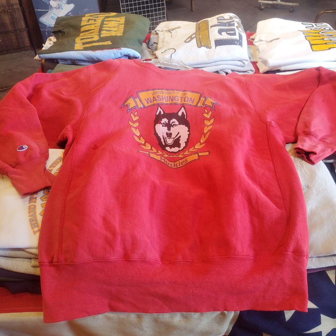 フ*ノ様 希少バックプリント　Champion リバースウィーブ　90's