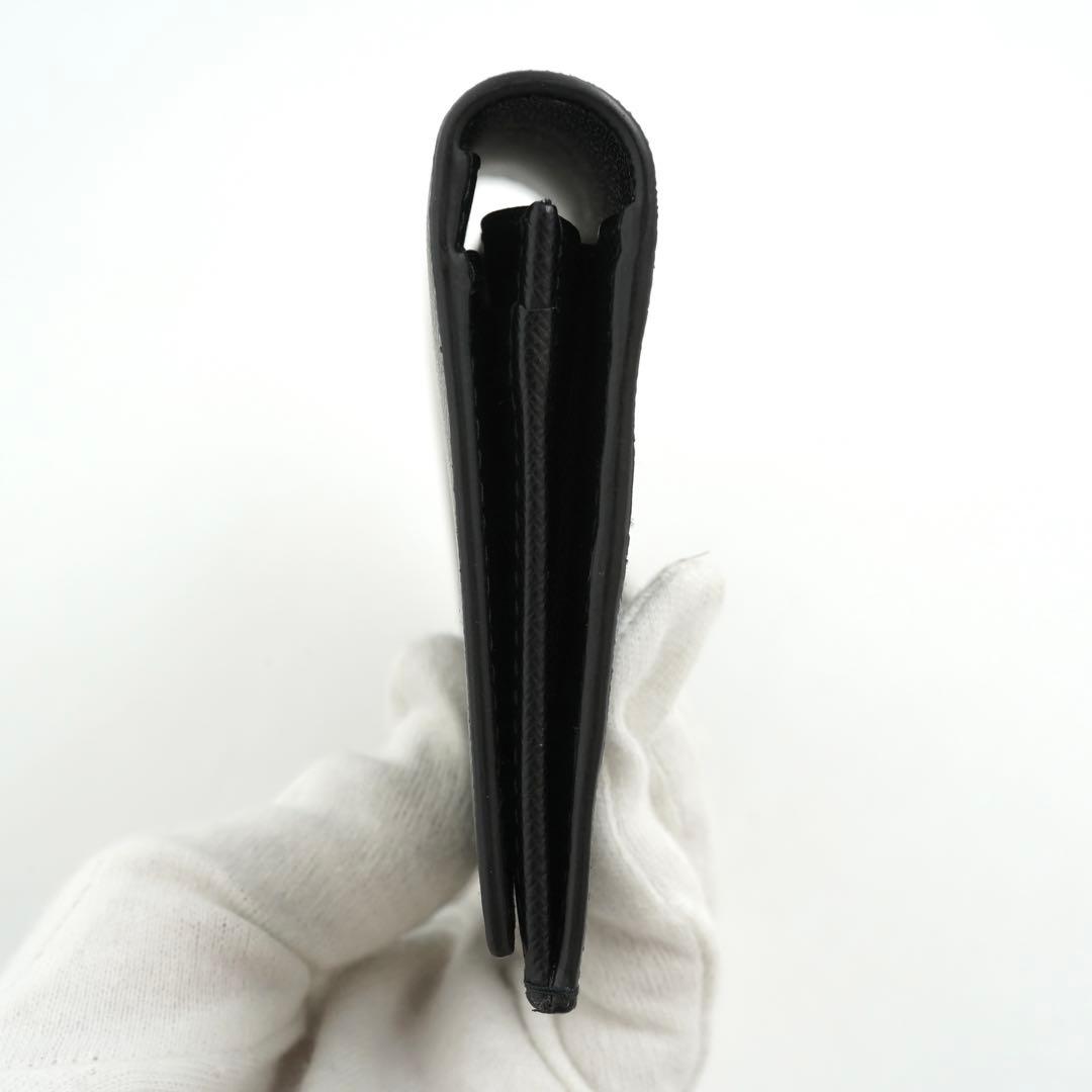 ✨極上美品・箱付き✨　プラダ　長財布　サフィアーノレザー　メタルロゴ　バイカラー