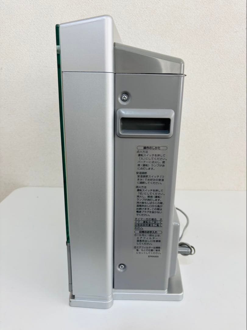 人気 高級感 ガラストップ　ノーリツ ガスファンヒーター GFH-2400D