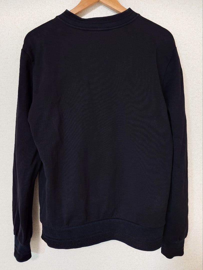 【美品】ドルガバ DGプリント クルーネックスウェットトレーナー ブラック 50