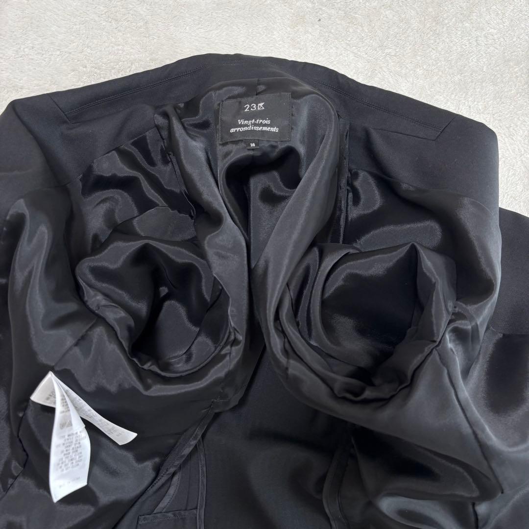 ✨️美品 23区 オンワード樫山 パンツスーツ ブラック Mサイズ セットアップ