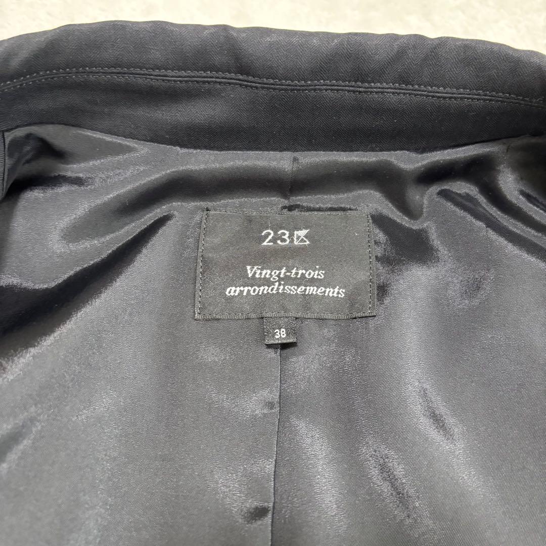 ✨️美品 23区 オンワード樫山 パンツスーツ ブラック Mサイズ セットアップ