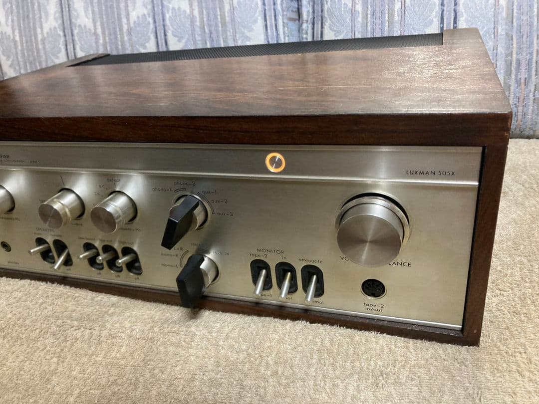 ★動作品!　LUXMAN プリメインアンプ SQ-505X