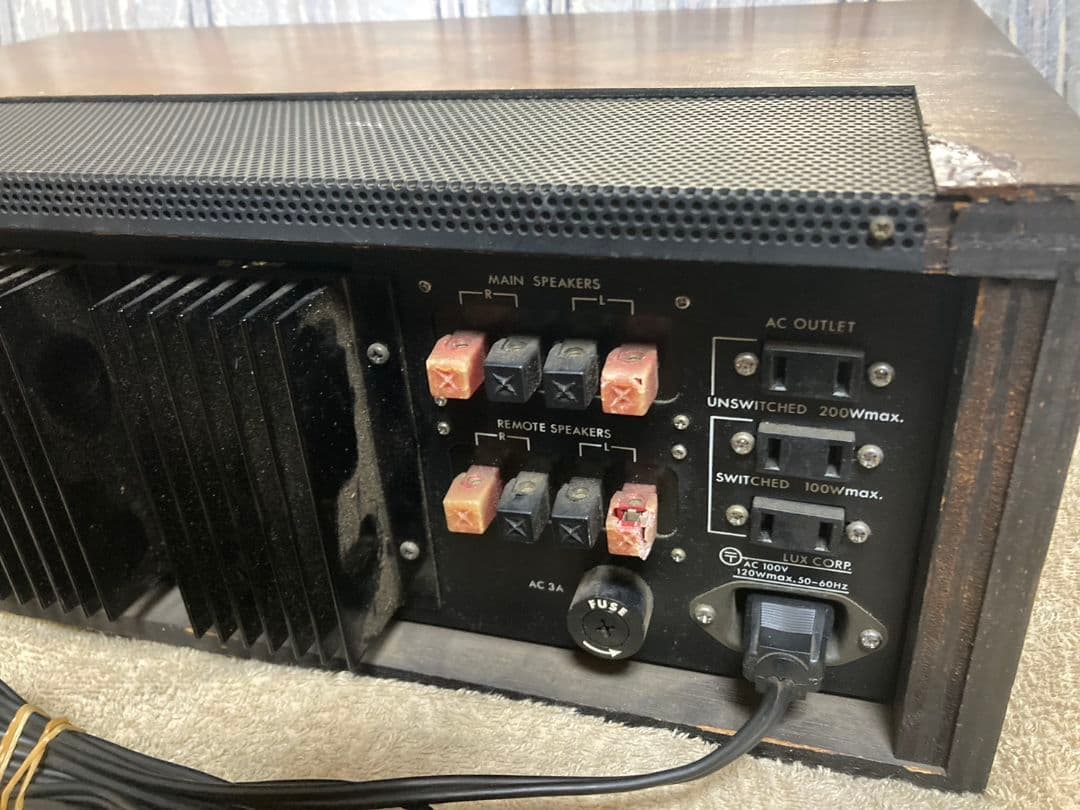 ★動作品!　LUXMAN プリメインアンプ SQ-505X