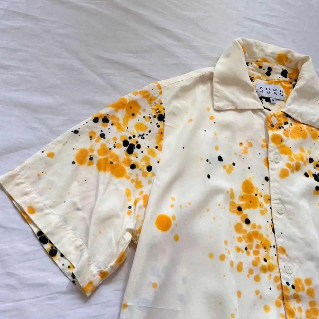 SUKU  ルームウェア　セットアップ　半袖　パジャマ　スクホーム