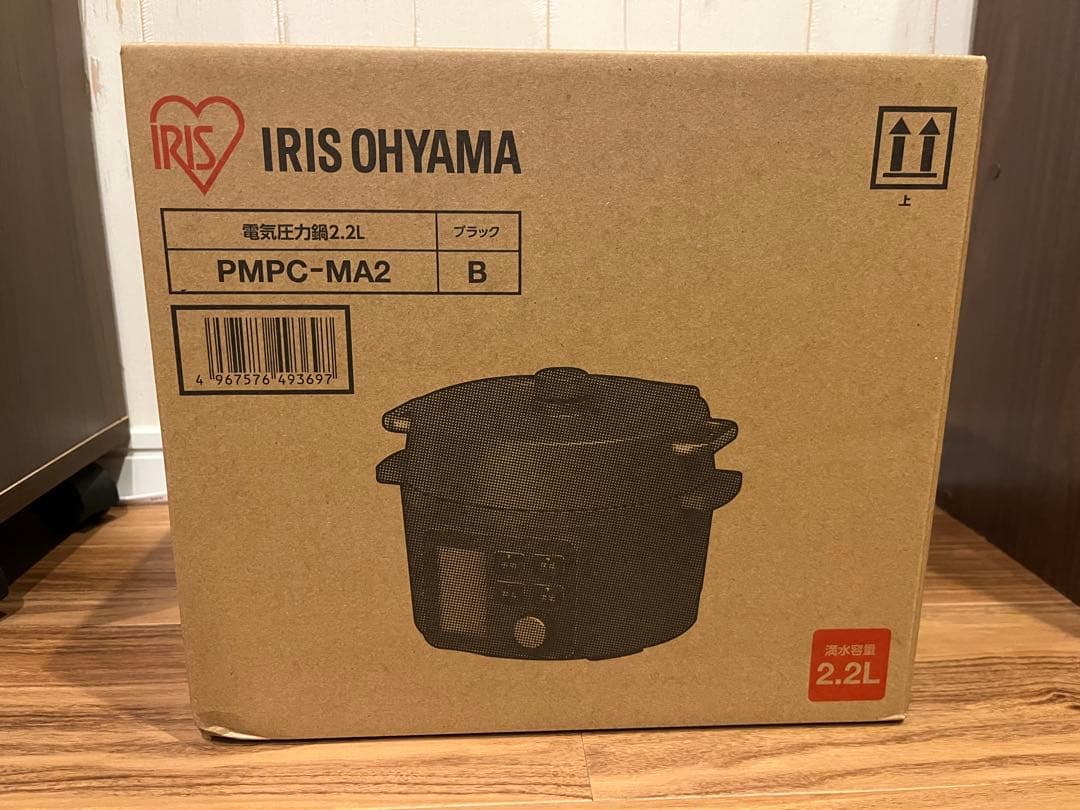【未使用品】アイリスオーヤマ電気圧力鍋2.2L
