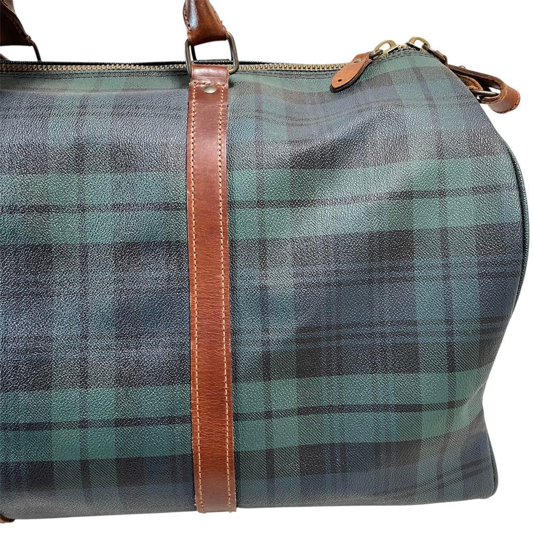 Polo Ralph Lauren ボストンバッグ チェック 大容量 ラージ