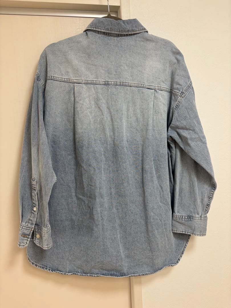 美品　リヴドロワ　ベストセラー【MONN.:.(モン)】ビッグデニムシャツ