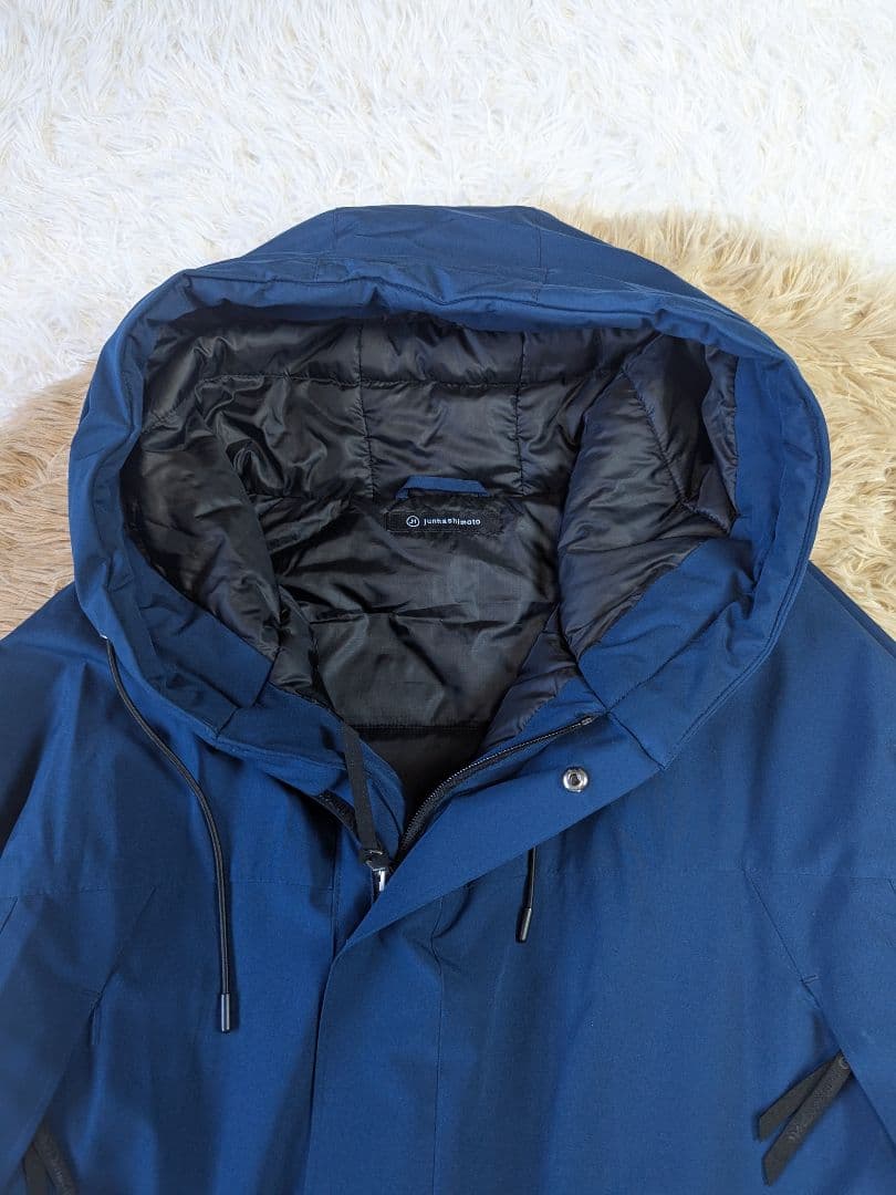 美品 junhashimoto モッズコート ダウン ネイビー メンズ