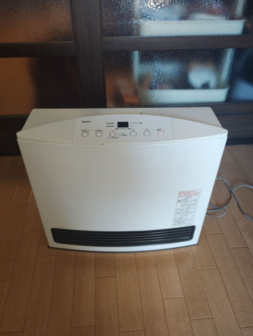 NORITZ ガスファンヒーター GFH-4004S-W5 ホワイト
