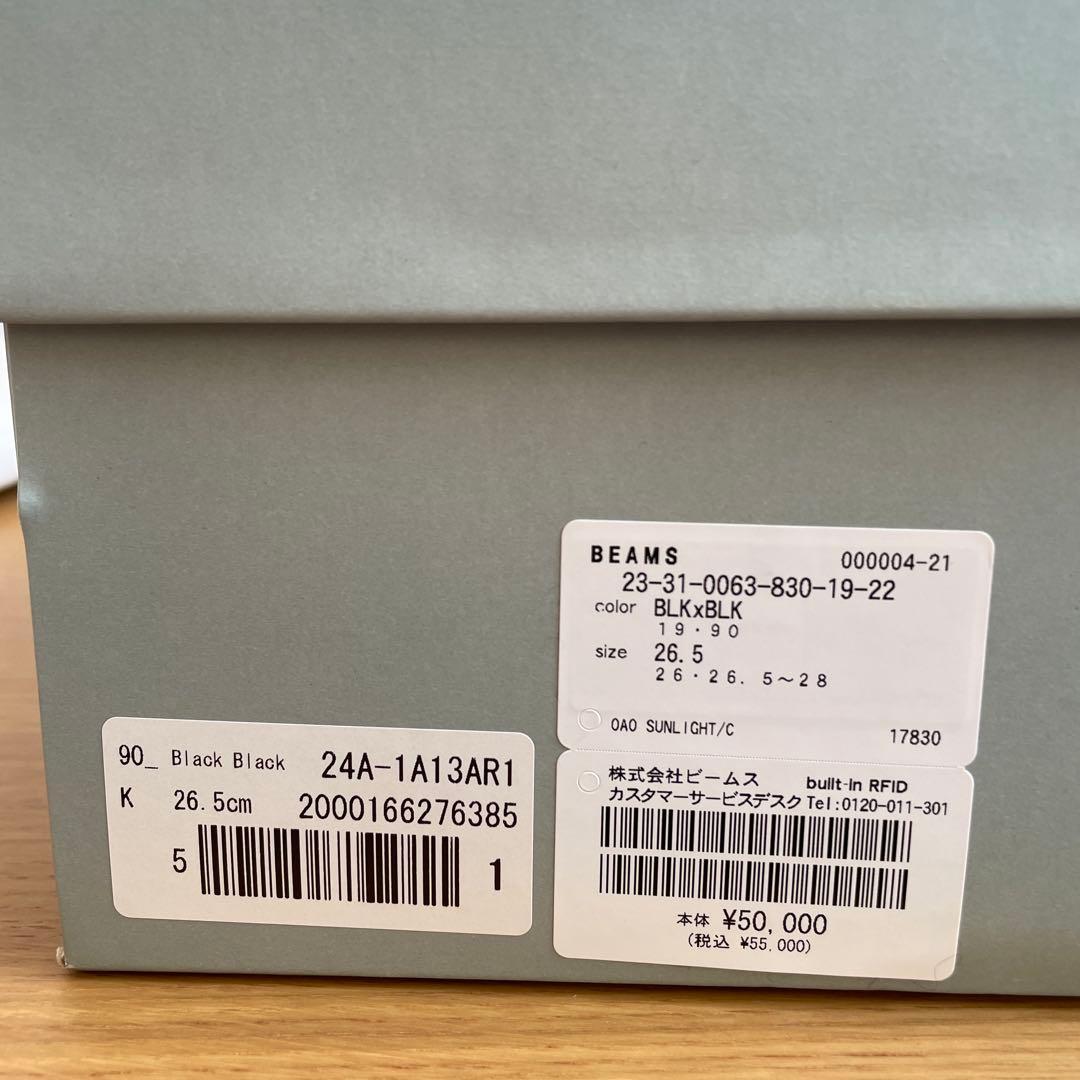 OAO SUNLIGHT CORE レザー スニーカージップビームス試着程度美品