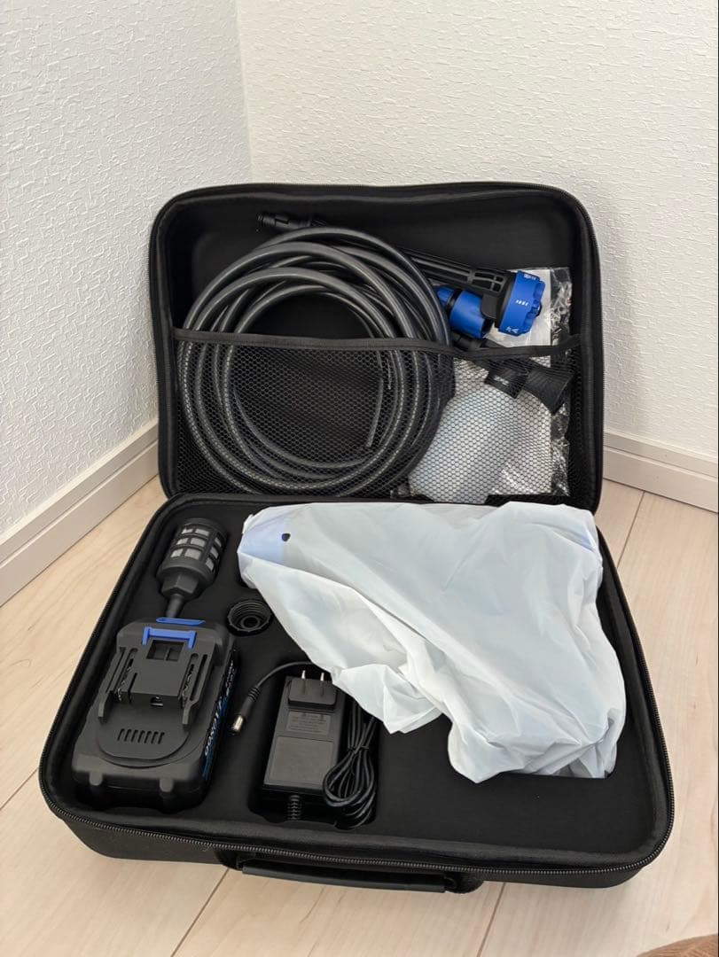 充電式高圧洗浄機 大容量リチウム電池23000mhバッテリー