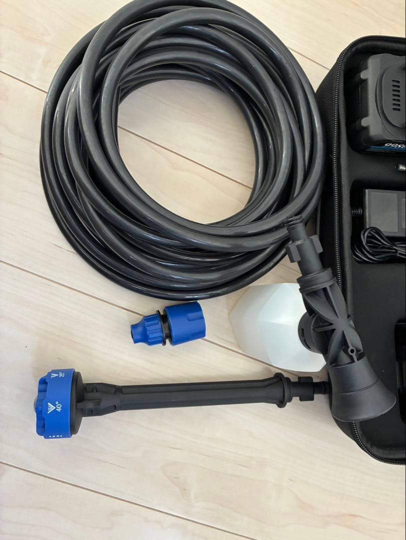 充電式高圧洗浄機 大容量リチウム電池23000mhバッテリー