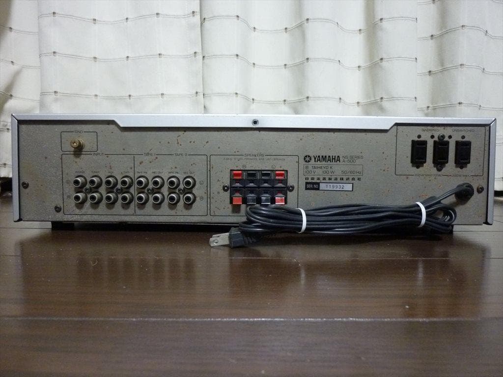 YAMAHA ヤマハ プリメインアンプ A-500 修理済 全機能動作 概美品