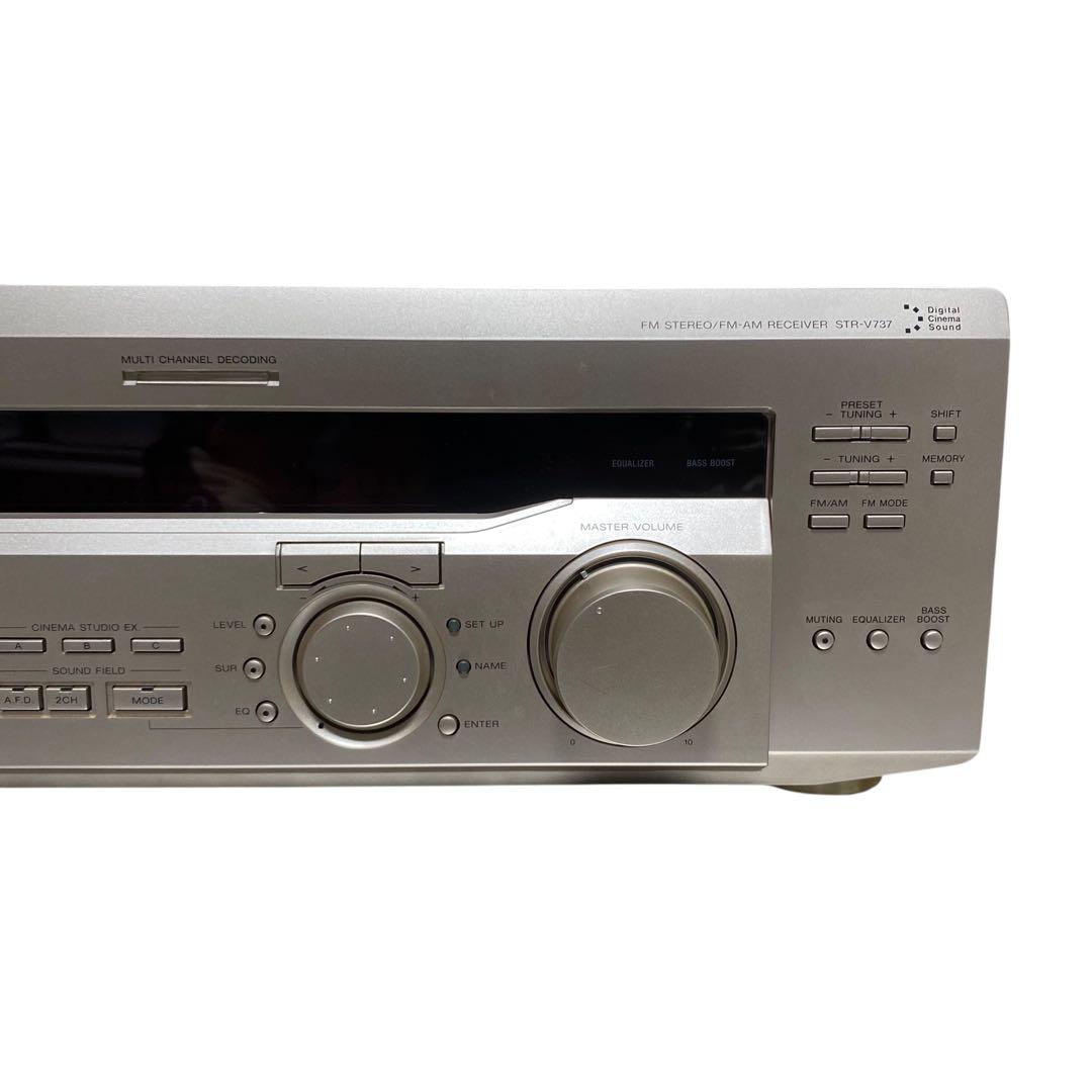 【良品】SONY AVアンプ　STR-V737 リモコン付　チューナー