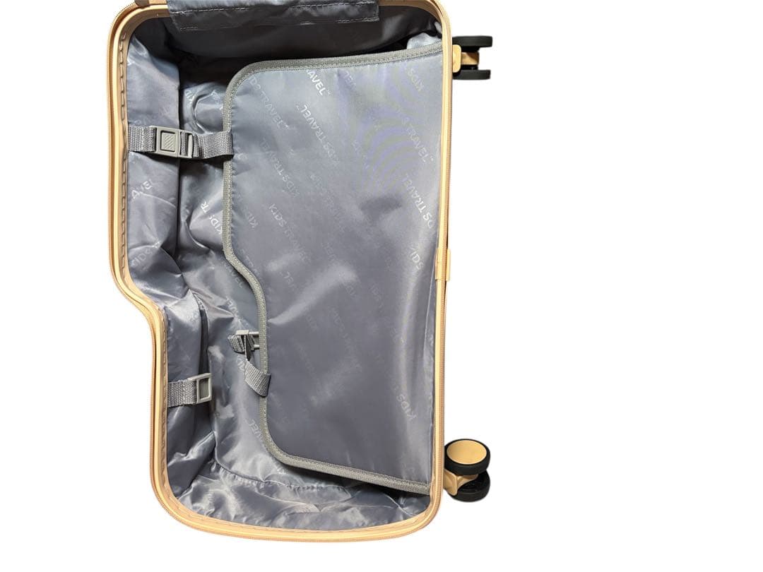 【即購入OK】子供が乗れる！キャリーバッグ ミニサイズ ベージュ