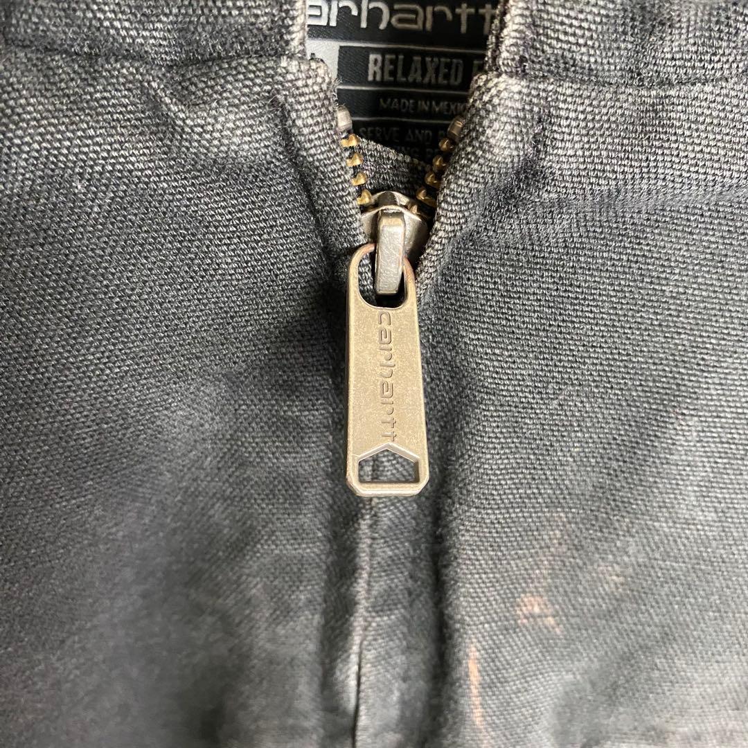 カーハート☆アクティブパーカー ブラック 黒 古着 アクティブジャケット ht6