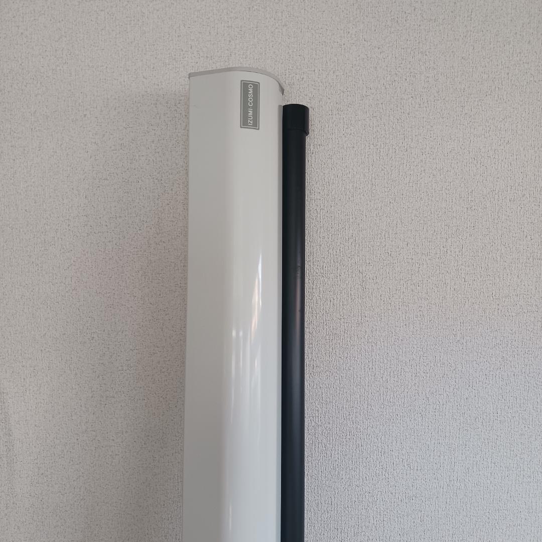 IZUMI 80インチ スプリングロールスクリーン IS-S80W 開封品