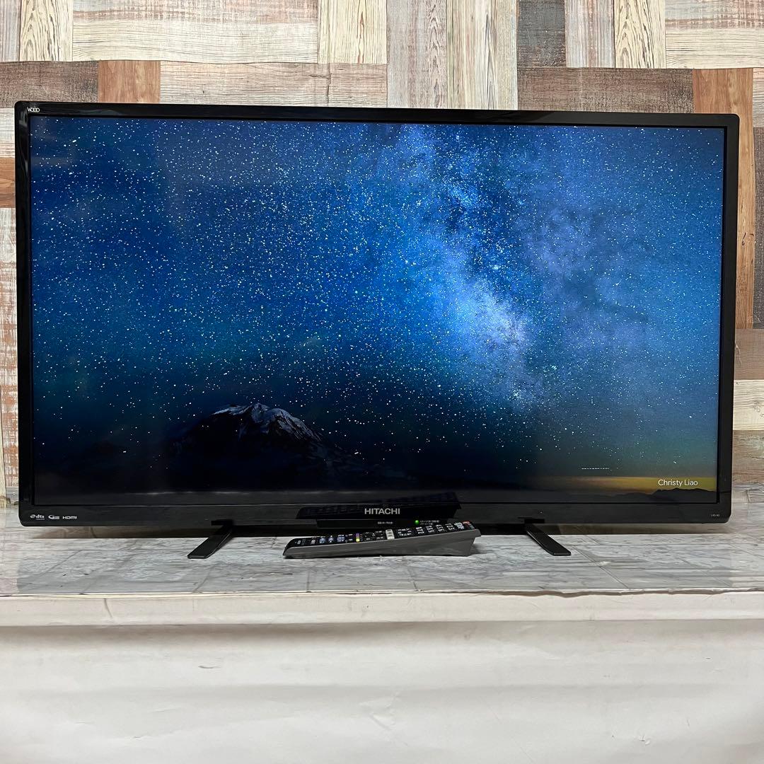 テイルウォークさん専用全国送料込日立40型液晶テレビ外付けHDD録画可 臨場感の