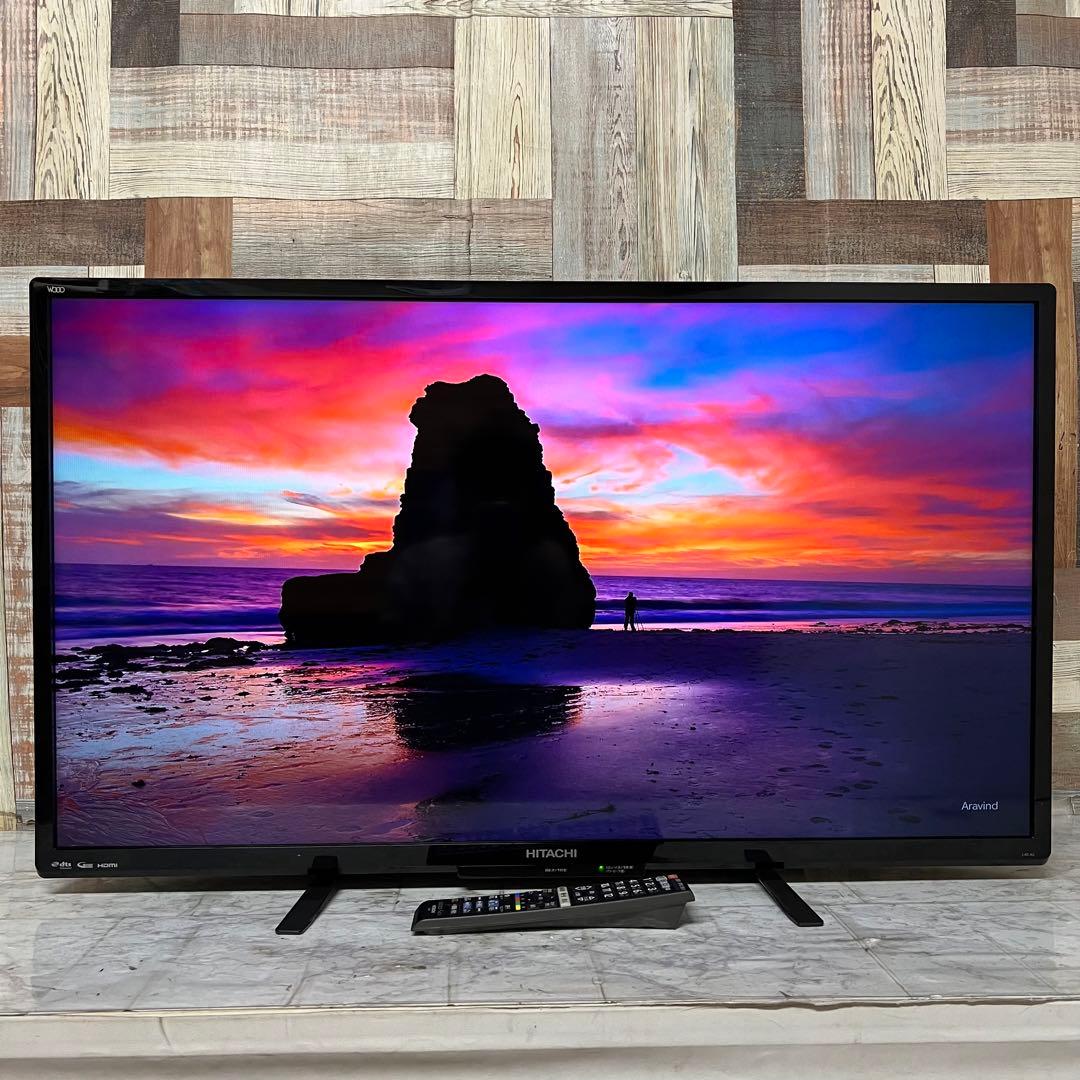 テイルウォークさん専用全国送料込日立40型液晶テレビ外付けHDD録画可 臨場感の