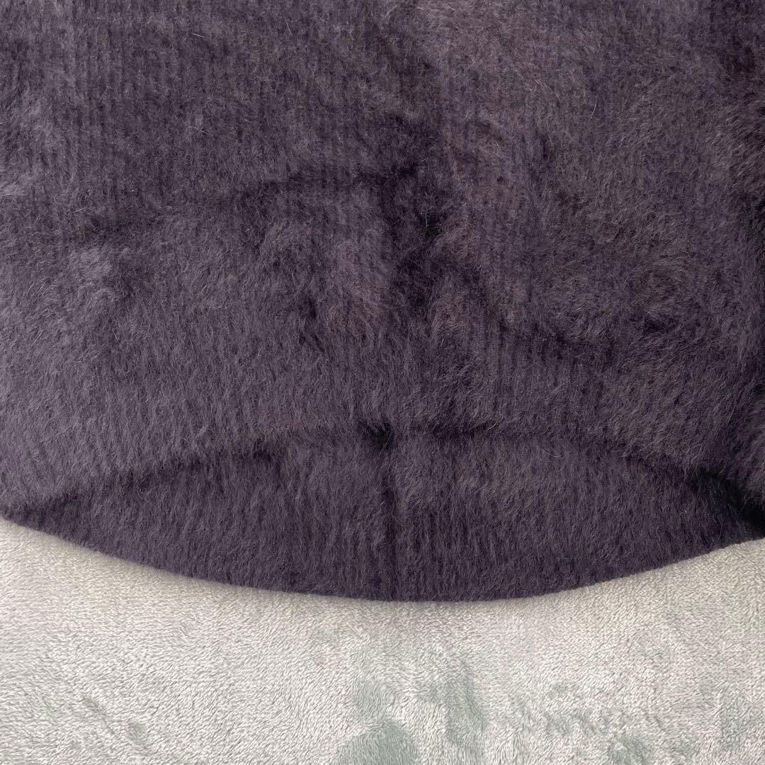 【リリーリン】シャギーニット セーター カシミア　フォックス クルーネック