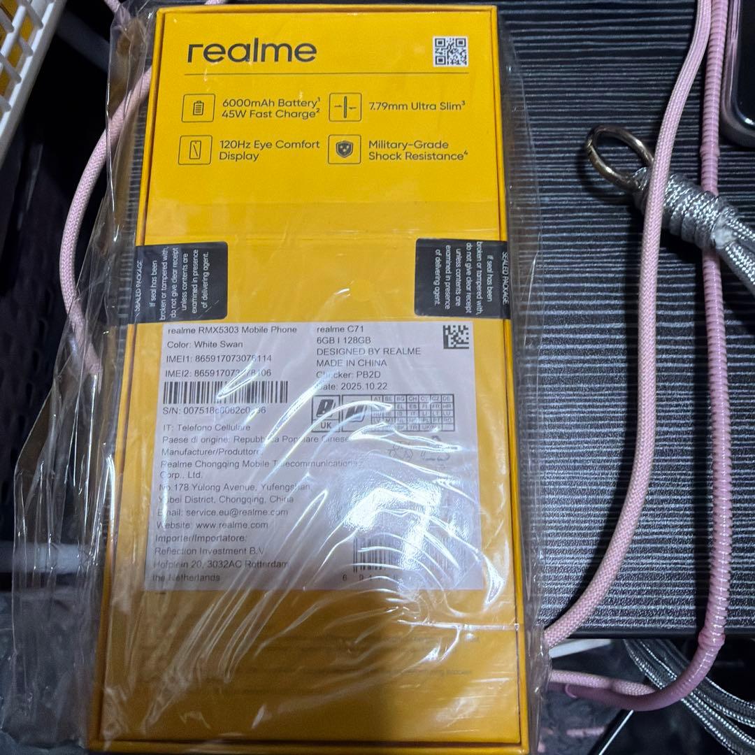 スマートフォン本体 realme C71 6GB-128GB