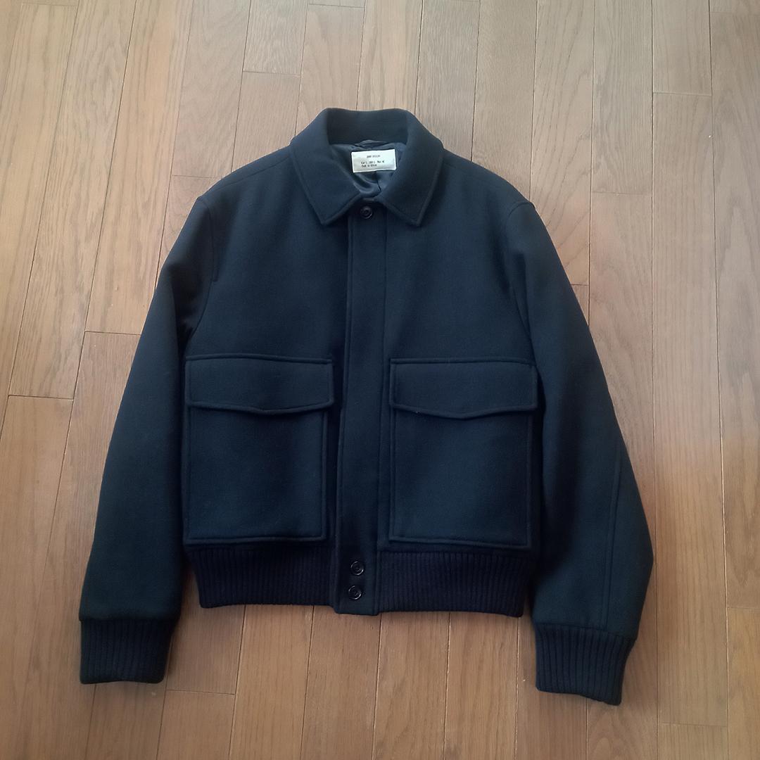 ZARA ORIGINS ポケット ウールブレンド ジャケット L ブラック