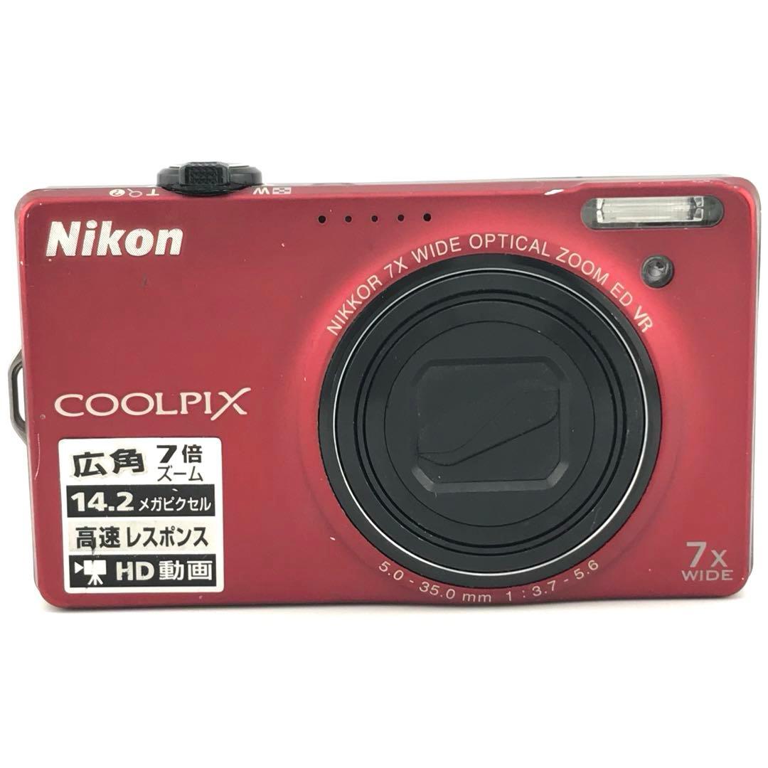 実写良⭕️【動作確認済】Nikon COOLPIX S6000 デジカメ