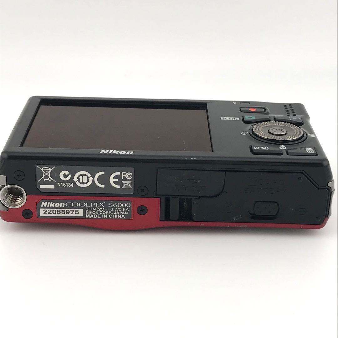 実写良⭕️【動作確認済】Nikon COOLPIX S6000 デジカメ