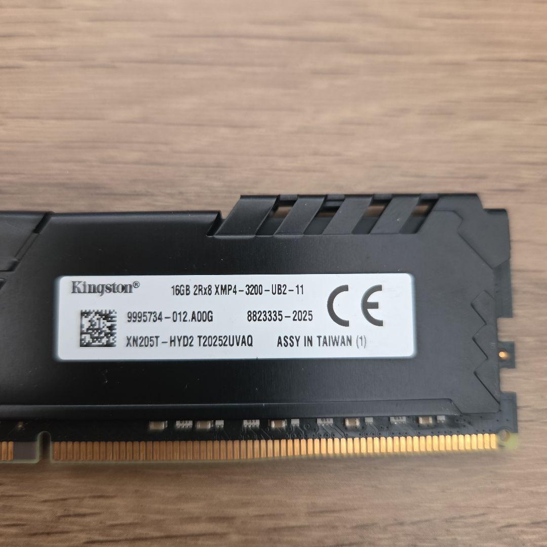fury ddr4 16GB×2 32GB 3200MHz 動作品