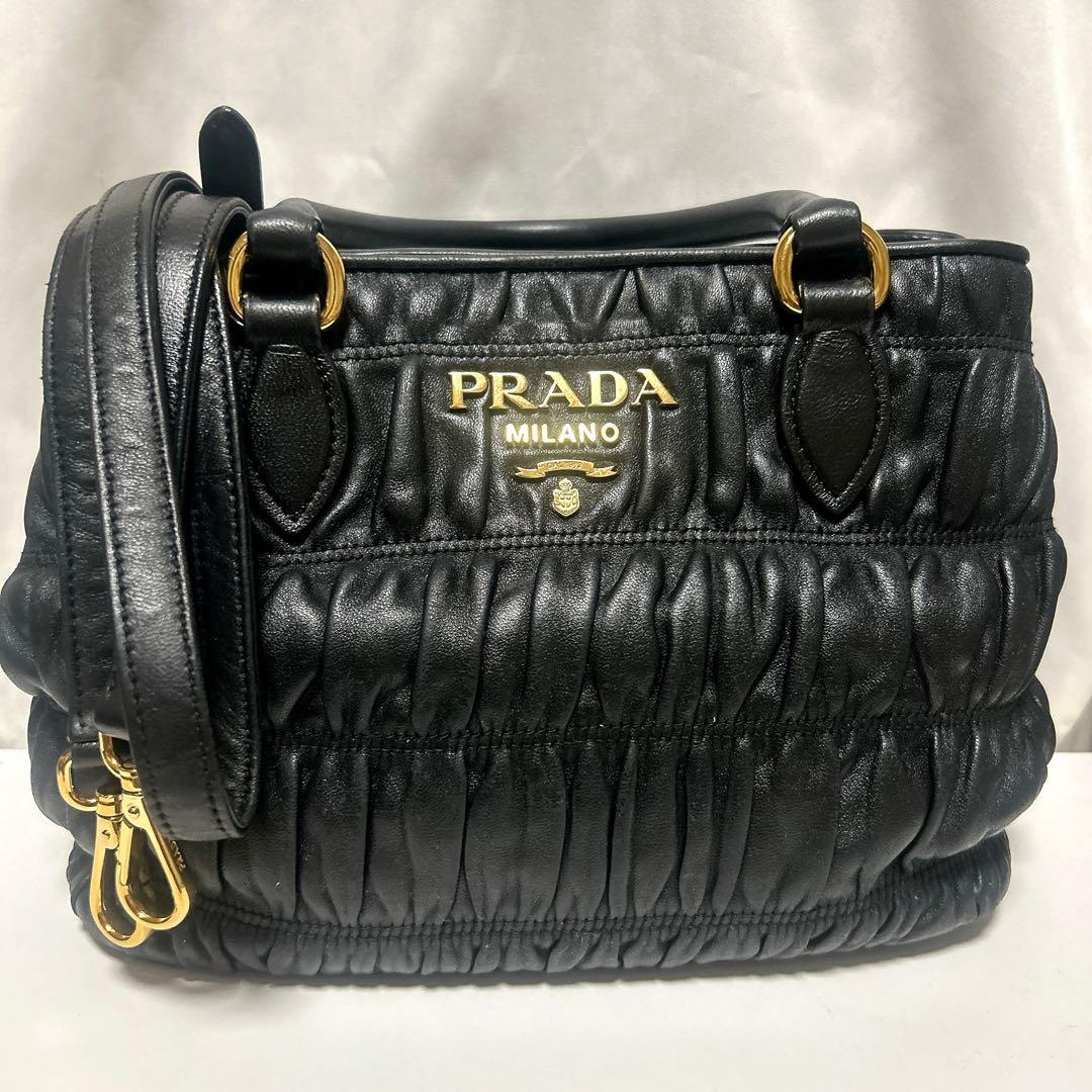 Prada ギャザーバッグ　1ba172