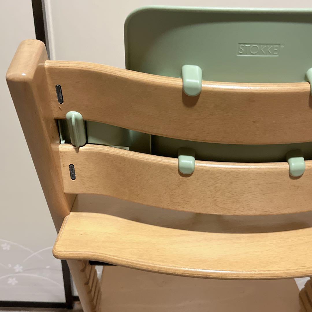 ストッケ　トリップトラップ　ナチュラル　ベビーセット&ハーネス付