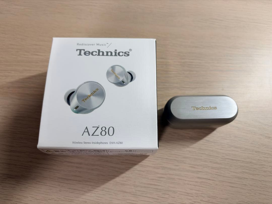 訳あり Technics AZ80 ワイヤレスイヤホン シルバー