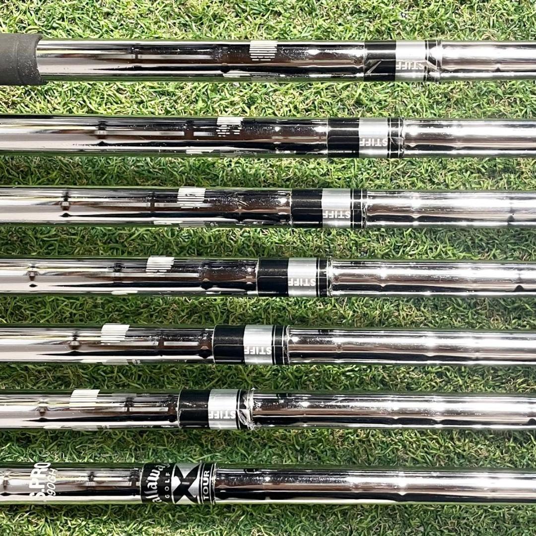 【貴重なレフティ】キャロウェイ X TOUR アイアンセット 7本 S 左 良品