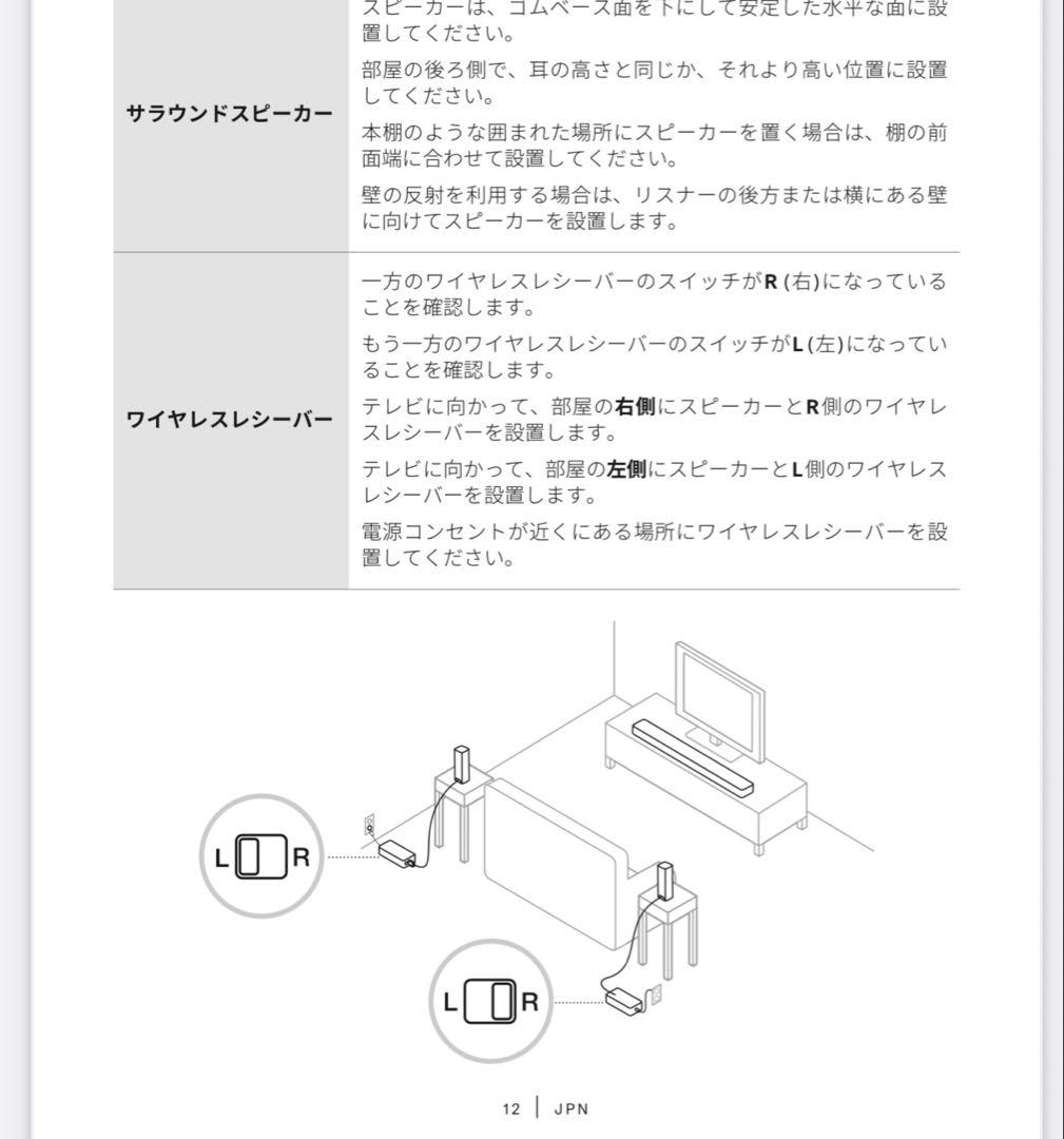 BOSEスピーカー用ワイヤレスレシーバー2個＆コード3本＆アダプター4個セット