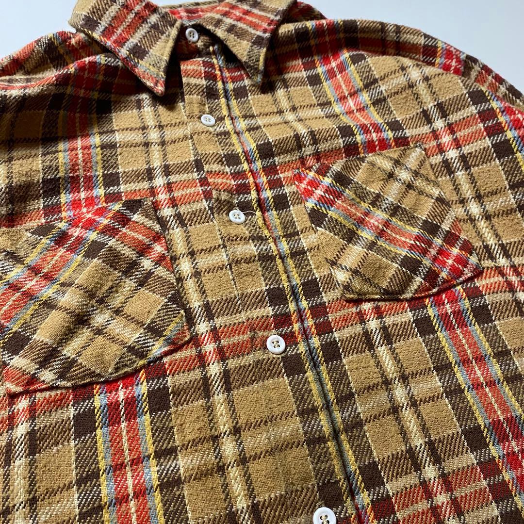 し*ん様 BIGMAC ビックマック　ネルシャツ　70s 80s