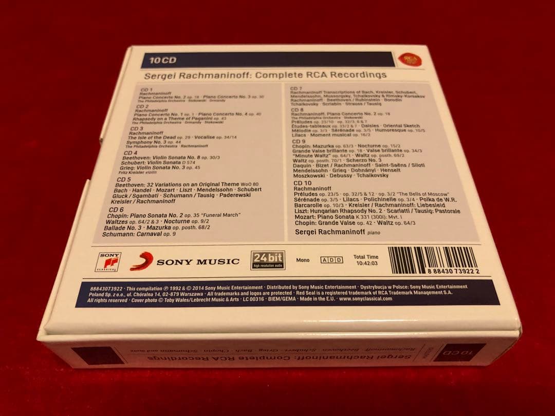 クラシック SERGEI RACHMANINOFF COMPLETE RECORDINGS