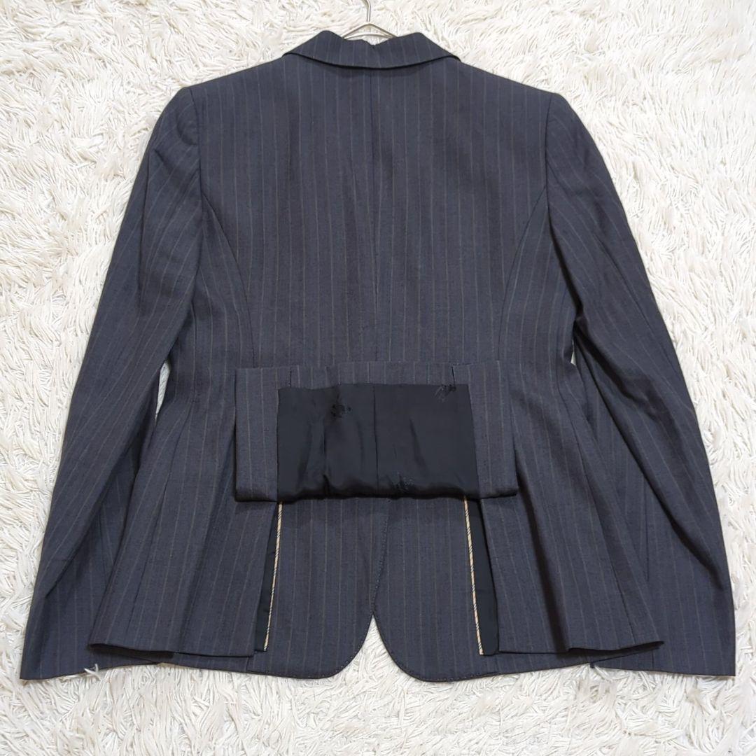 極美品 40 バーバリーロンドン パンツスーツ セットアップ 裏地ホースロゴ