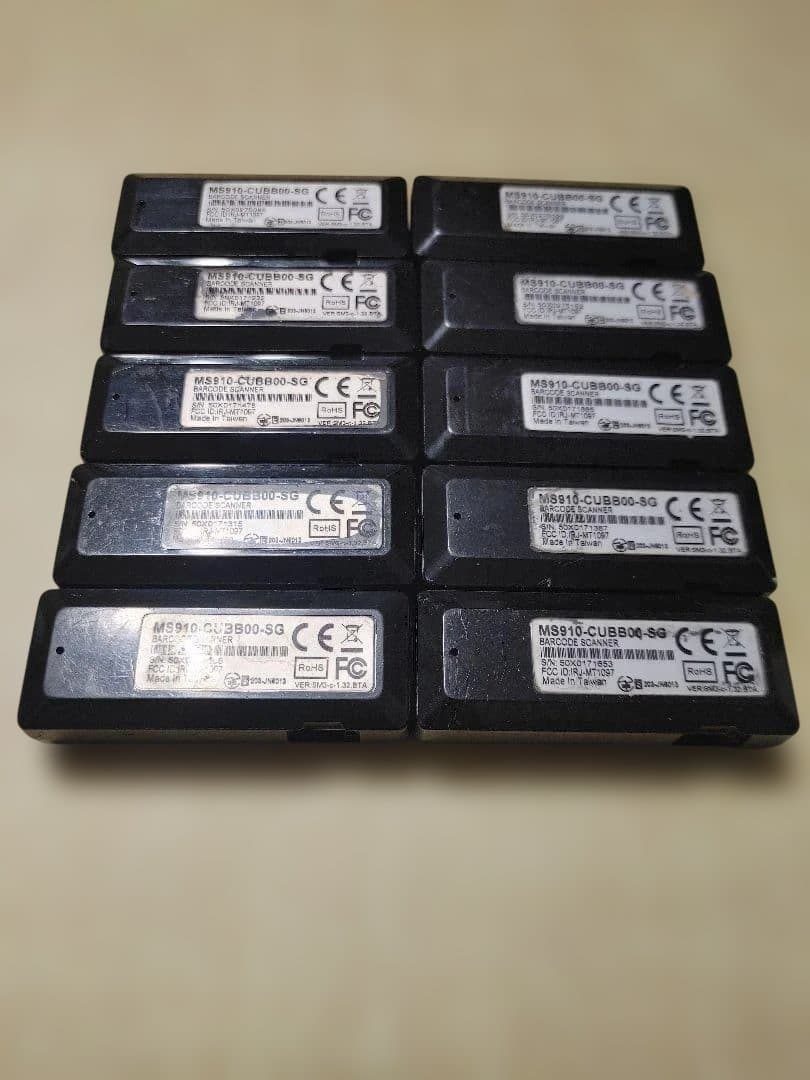 10台セット　ユニテック Unitech MS910 バーコードリーダー