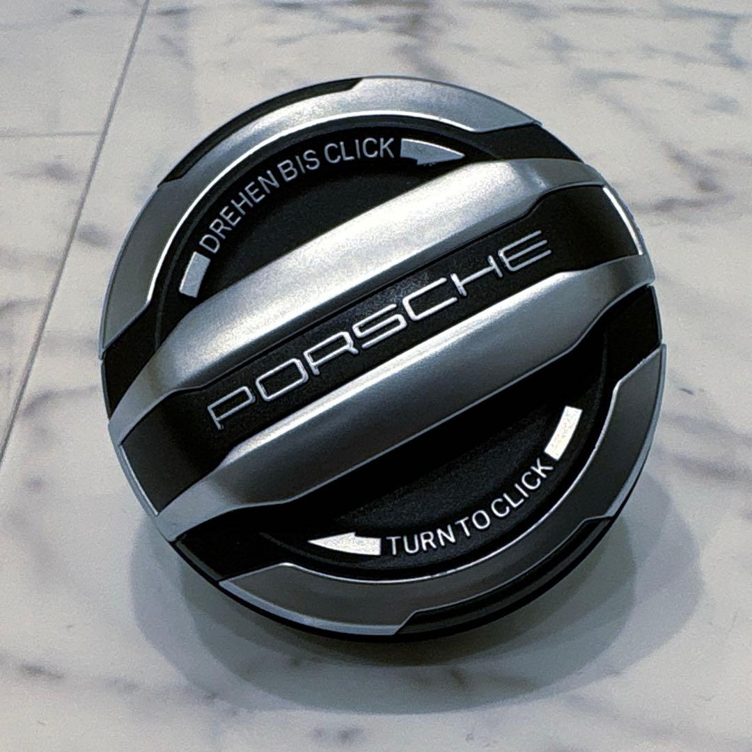【新品未使用】ポルシェ純正 エクスクルーシブデザイン フューエルキャップ