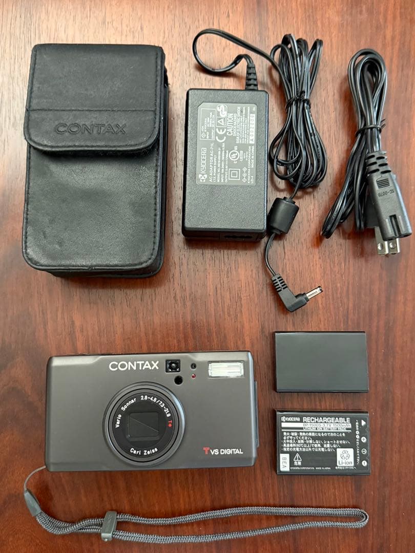 CONTAX Tvs Digital コンパクトデジタルカメラ チタンブラック