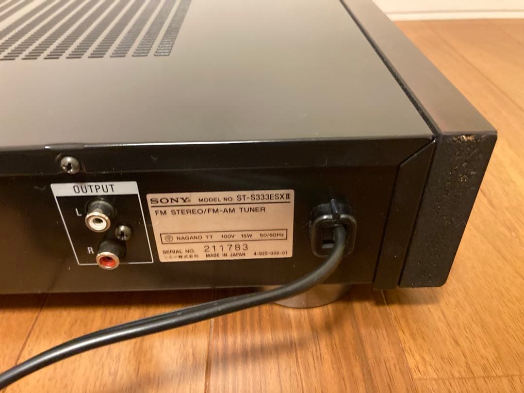 『美品』SONY ST-S333ESXI FM/AMチューナー　メンテナンス済み