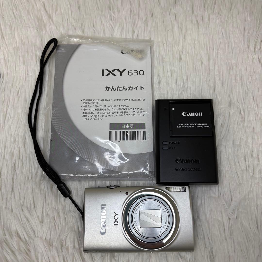 美品　Canon IXY 630 PC2052充電器　説明書 コンデジ　動作品