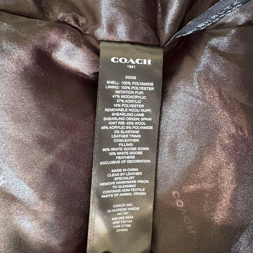 COACH ダウンコート