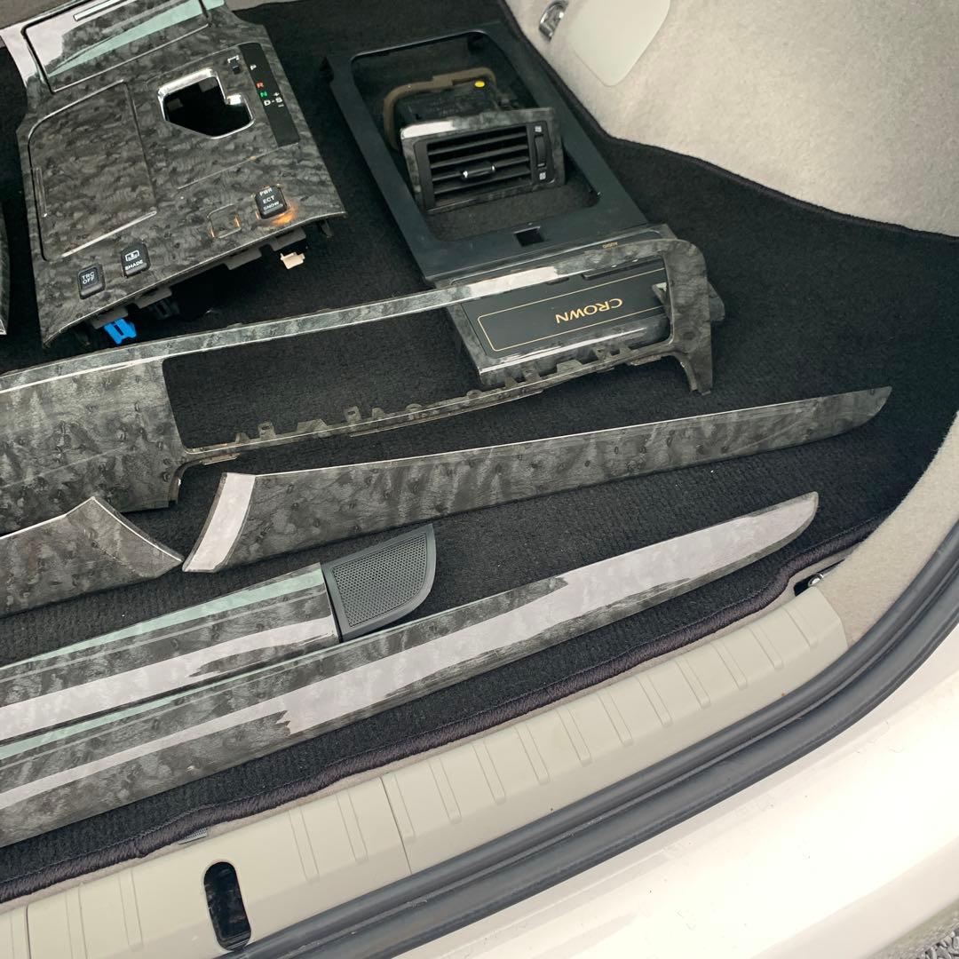 トヨタ　18クラウン　純正インパネセットスイッチ付 グレー　動作確認済み 中古品