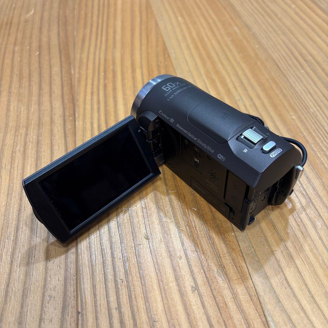 SONY HDR-CX680 ビデオカメラ 本体&バッテリー&スタンド　セット